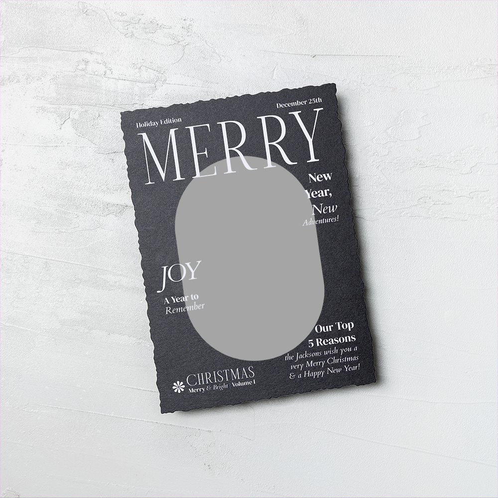 Liday Card Holiday edition charcoal plaster background preview