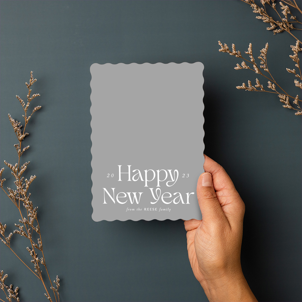 Whcc 2023 a modern new year card dark green sprigs preview